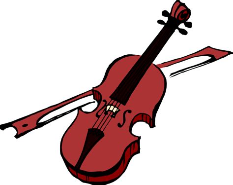 Violin Musical Instrument Clip Art Free Stock Illustrations Creazilla