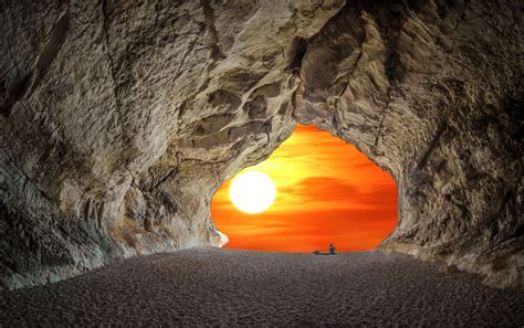 Cave Sunset Watch Free Stock Photo Public Domain Pictures