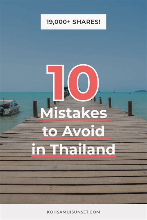 Koh Samui The Top 10 Mistakes To Avoid On Your First Trip To Koh Samui Thailand Backpacking