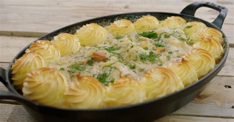 Recept Visschotel Met Pommes Duchesse Radio De Grootste Familie Visrecepten Lekker Eten