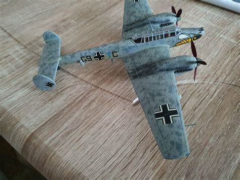 Modellflugzeug Militärflugzeug Messerschmidt Bf110e In Sachsen Anhalt