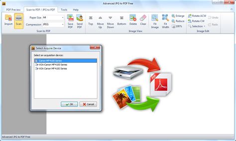 You can simply upload all your jpg at once and convert them to a pdf. PDFCore - Advanced JPG to PDF Free - Scan Paper Document ...