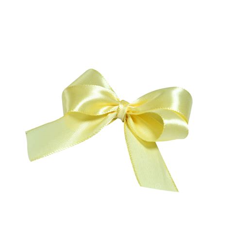 A Golden Ribbon Bow Golden Satin Reflective Bow Png Transparent Image And Clipart For Free