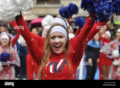 The New Years Day Parade Through London Included Varsity All American