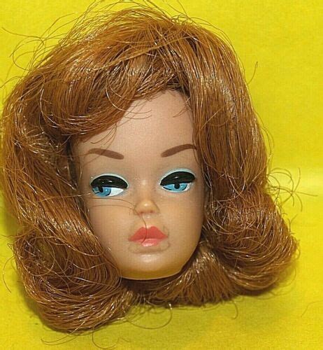 Vintage American Girl Barbie Doll Side Part Titian Flip Fashion Queen Wig Vvhtf Antique