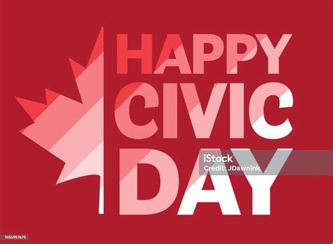 Vetores De Happy Civic Holiday Canadá Saudação Web Banner Design Modelo
