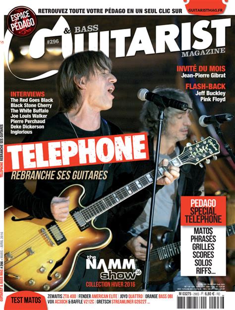 La Guitare Com Portraits Guitarist Magazine Sommaire Du Numero 296 Guitaristes Guitarist