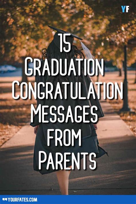 15 Best Graduation Congratulation Messages From Parents Yourfates
