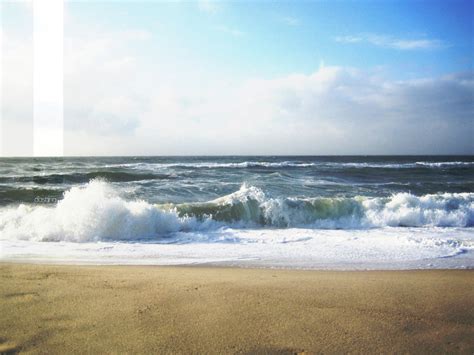 Free Download Beach Ocean Sea Waves Nature Beaches Hd Desktop Wallpaper