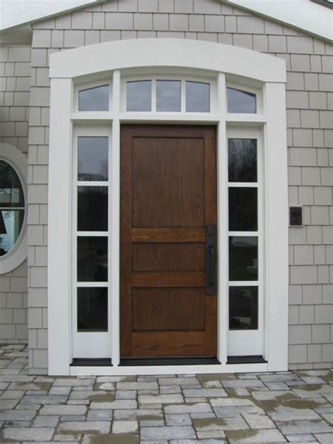 Side Windows Beside Solid Door Top Windows Unnecessary Front Doors