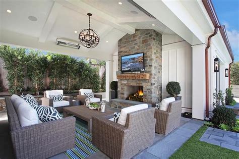 Outdoor Covered Patio With Fireplace Ideas 31 Patio Fireplaces
