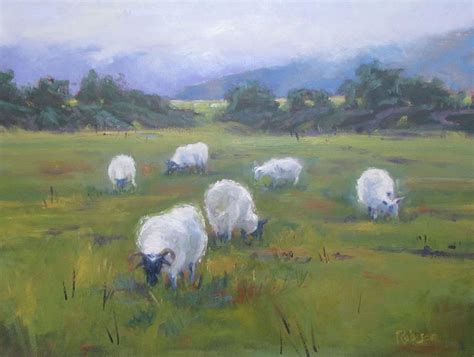 Irish Sheep Painting By Kathleen M Robison Fine Art America