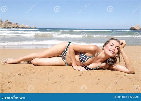 Natural Beauty Stock Image Image Of Lying Sand Beauty 52313409