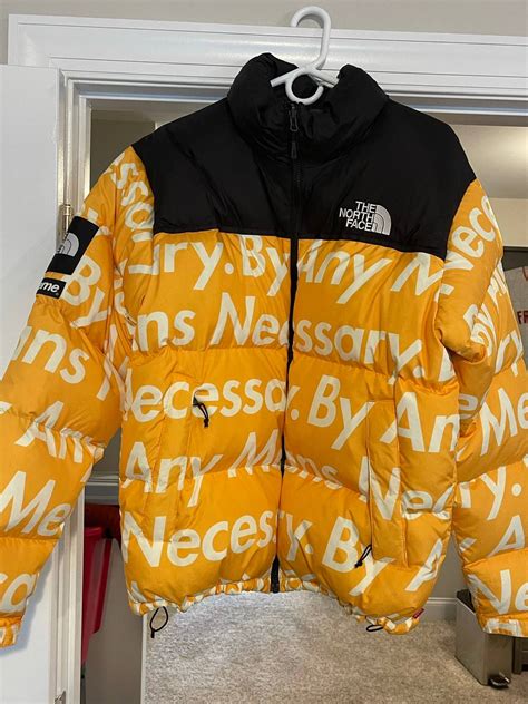 Supreme By Any Means Necessary Nuptse Jacket Grailed