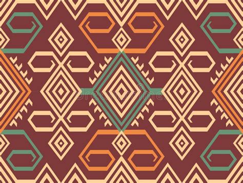 Ethnic Pattern Batik Stock Vector Illustration Of Font 204647591