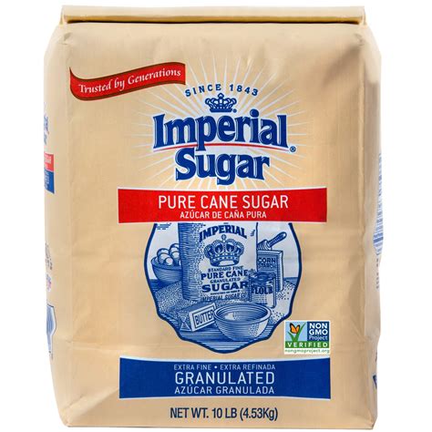 Imperial Sugar Pure Cane Extra Fine Granulated Sugar 10 Lb Shipt