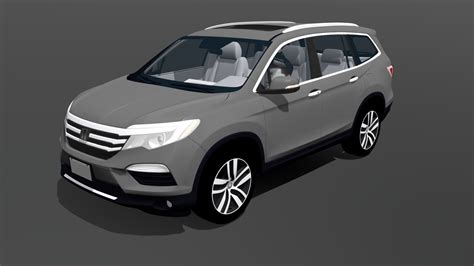 Person In The 2016 Honda Pilot 3d Model By No Name S2newton09