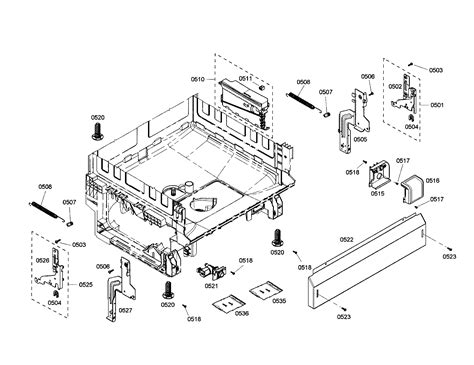 Bosch Dishwasher Parts Diagram She46c06uc43 Bosch Shu6805uc12