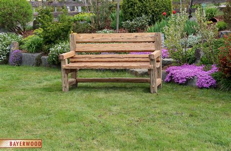 Garten bank images stock photos vectors shutterstock. Gartenbank Almberg aus Altholz - BAYERWOOD - Gartenmöbel ...