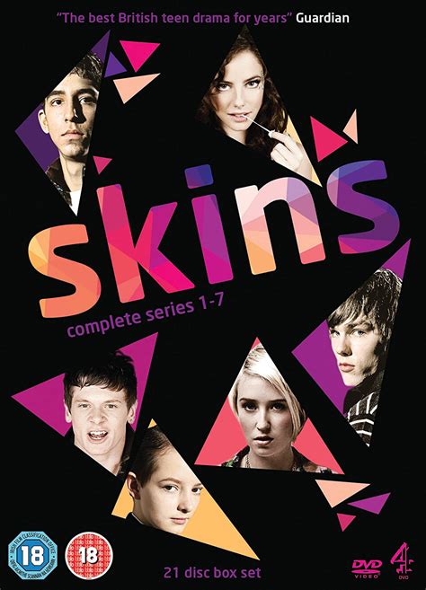 Skins Complete Series 1 7 Dvd Reino Unido Amazones Kaya