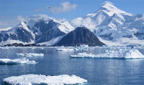 Antarctic Bound Mountains Of Antartica