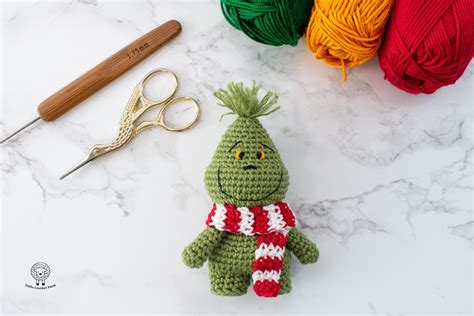 Crochet Grinch Amigurumi Pattern Mini Grinch Christmas - Etsy