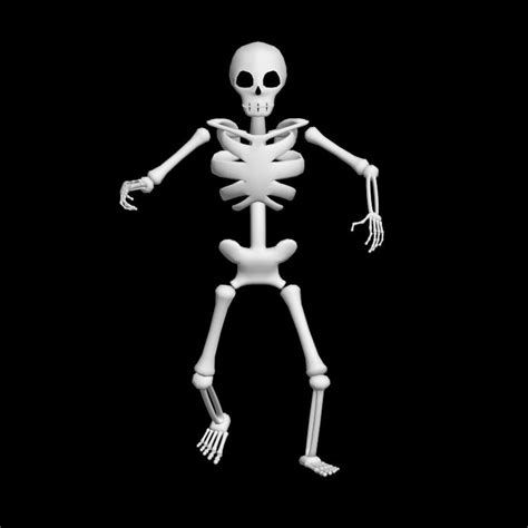 Low Poly Skeleton Low Poly Poly Skeleton