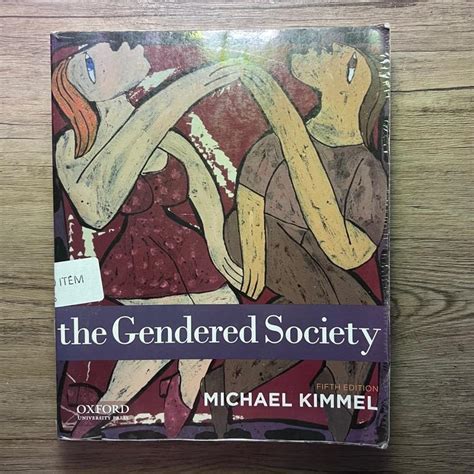 The Gendered Society Hobbies And Toys Books And Magazines Fiction And Non Fiction On Carousell
