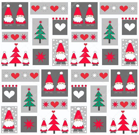 Seamless Christmas Pattern — Stock Vector © Popocorn 7917706