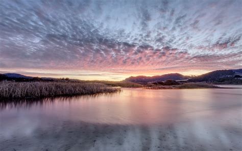 Download Wallpaper 3840x2400 Lake Mountains Clouds Nature Landscape