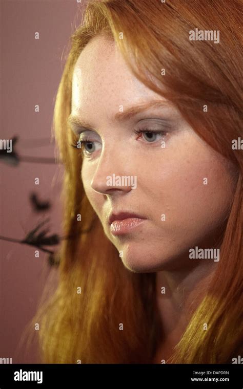 British Model Lily Cole Poses At The Official Presentation Of The