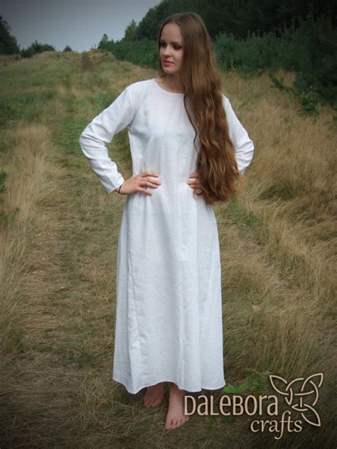Medieval Underwear For Women Linen Dress Costume Etsy