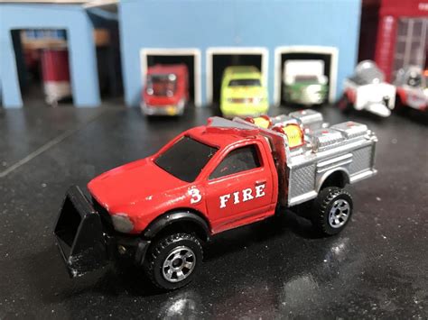 Matchbox 2016 Dodge Ram Kitbash Brush Fire Truck 1965710019