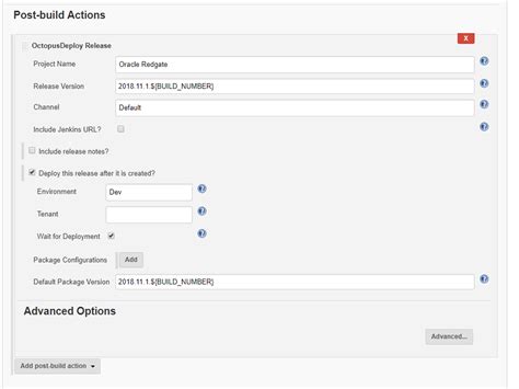 The current road map (as of this writing) for octopus suggests more integration with ci solutions such as bamboo, jenkins, tfs and teamcity. Add post-deployment scripts to Oracle database deployments ...