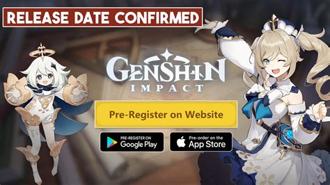 Genshin Impact Release Date And Pre Registration Youtube