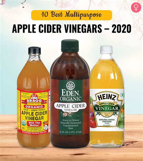 10 Best Apple Cider Vinegar Brands For A Healthy You 2022