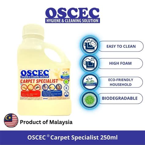 Oscec® Carpet Specialist 250ml Carpet Cleaner Solution Carpet