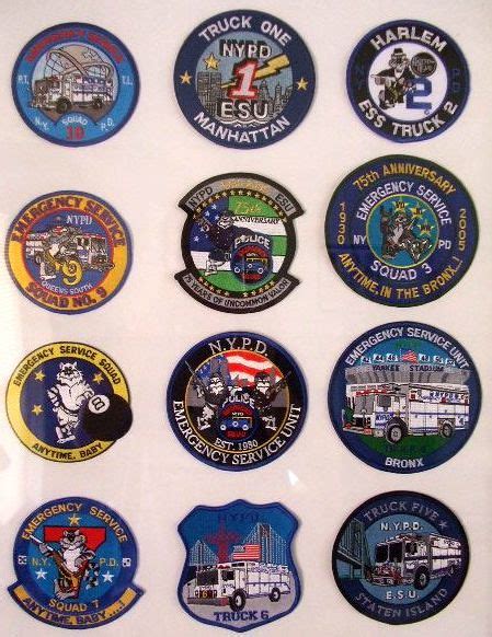 Nypd Esu Truck 1 10 New Styles All The New Issue Patches Flickr