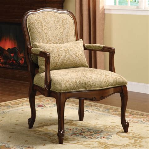 Living Room Traditional Accent Chairs Powell Classic Seating Red And