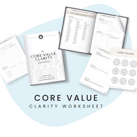 Core Value Clarity Worksheet Hellocontent