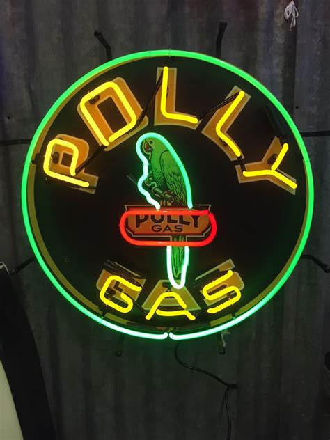 Polly Gas 24 Neon Neon Signs Mancave Madness