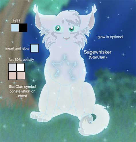 Warriors Design 922 Sagewhisker Starclan By Thedawnmist On Deviantart