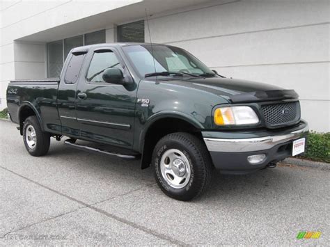 2001 Dark Highland Green Metallic Ford F150 Xlt Supercab 4x4 19829552