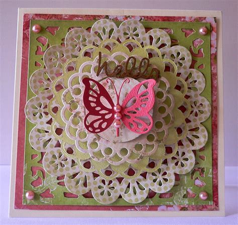 Couture Creations Hello Card By Adriana Bolzon Hello Cards Cards