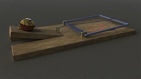 Mouse Trap Free 3d Model Cgtrader