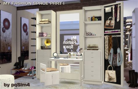 Sims 4 Ccs The Best My Fashion Space By Pqsim4