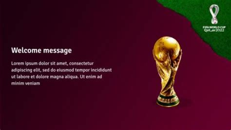 Fifa World Cup 2022 Ppt Theme