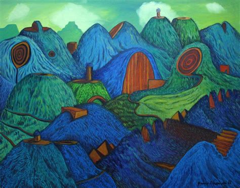 Marcelo Albuquerque Paintings Vivid Landscapes Moma Uk
