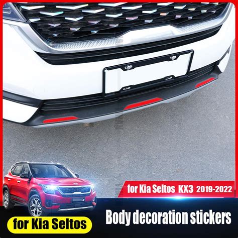 For Kia Seltos Kx3 2019 2021 2022 Body Front Bumper Door Modification