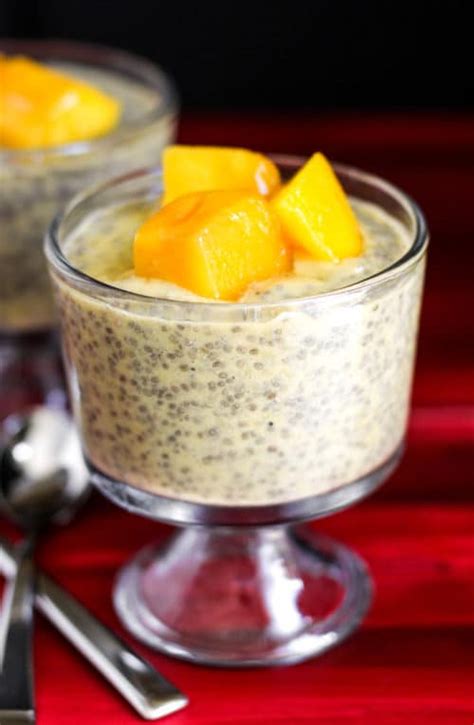 19 high fiber snacks you should add to your diet. Desserts With Benefits Healthy Mango Cardamom Chia Seed ...